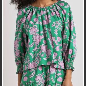 NWT Xirena Ariane Top in Caprisyn Green